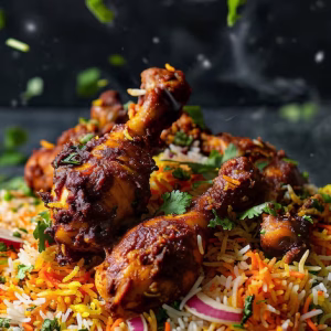 chicken lollipop biryani bucket